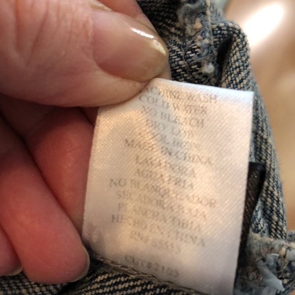 EUNINA Outerwear Medium Wash Embroidered Tiger Patches Jean Jacket Size S - Picture 12 of 12